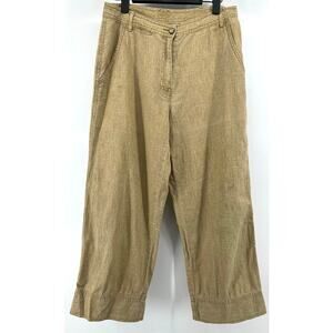 L.L Bean Linen Wide Leg Pants Women's Size 6 Casual Travel